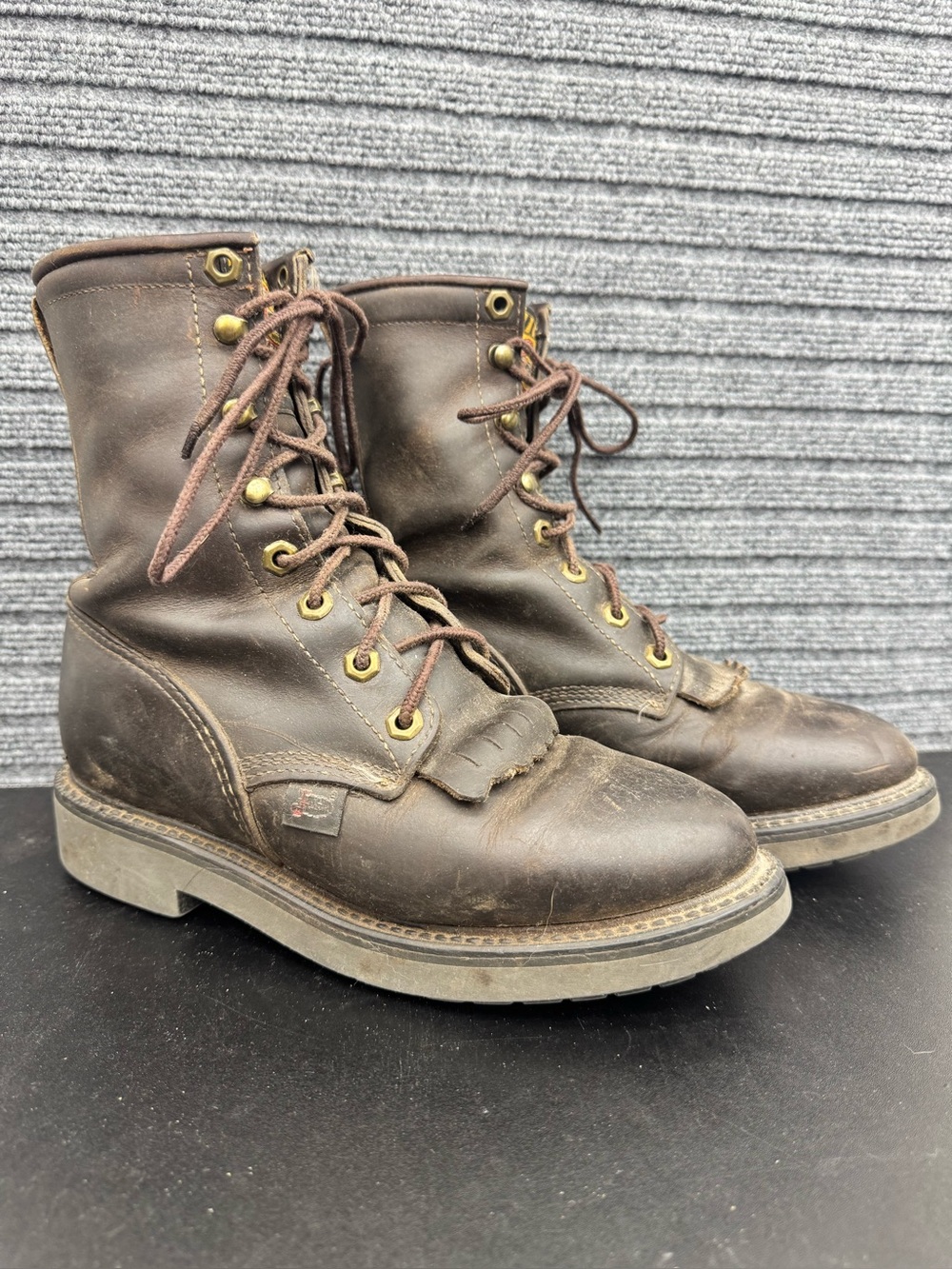 Justin Lace Up Boots 6.5